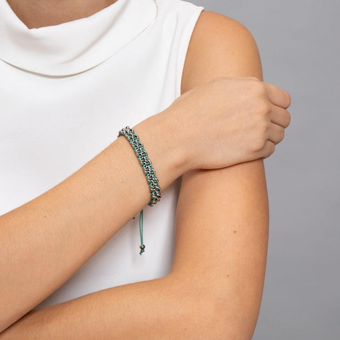 Liens Kismet | Bracelet Pantone | Argent | Atlantide
